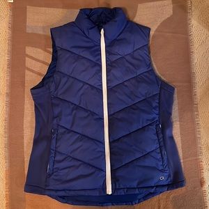 EUC Gap Blue Vest, zip pockets, XL